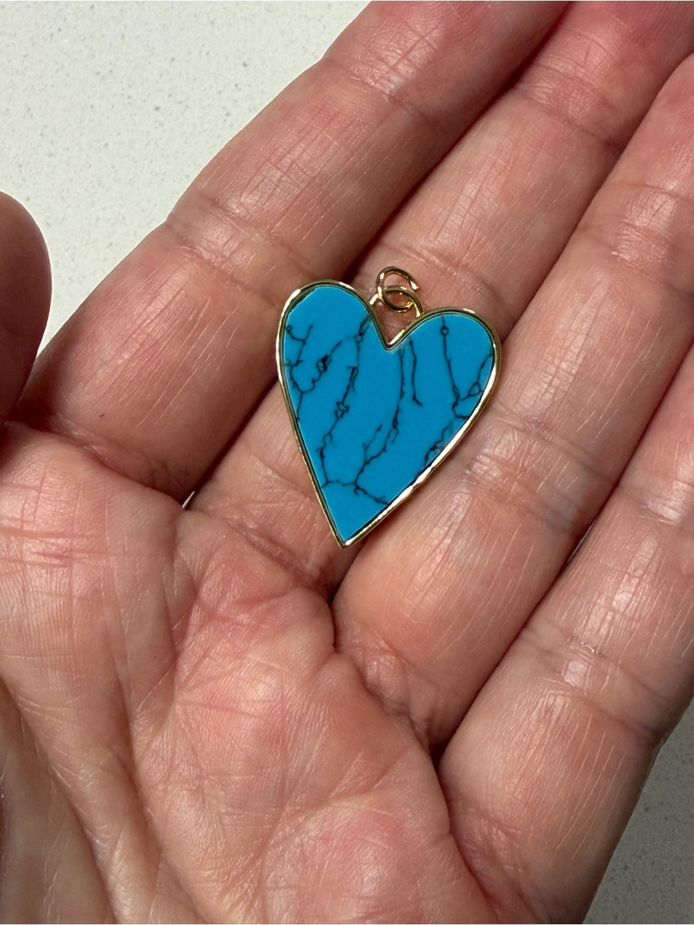 PrettyBird USA Turquoise Heart Pendant